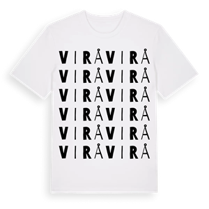 Virå ordlek t-shirt – ekologisk bomull t-shirt från Pinshirt