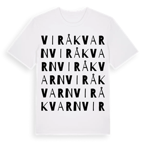 Virå kvarn ordlek t-shirt – ekologisk bomull t-shirt från Pinshirt