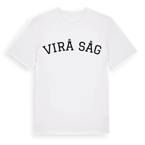Virå såg böjd t-shirt – ekologisk bomull t-shirt från Pinshirt