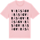Pink Cotton t-shirt med Virå såg ordlek t-shirt
