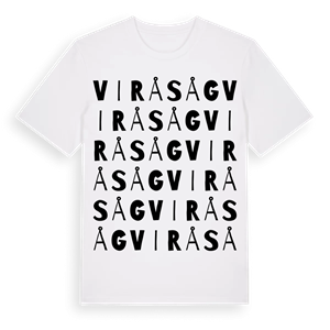 Virå såg ordlek t-shirt – ekologisk bomull t-shirt från Pinshirt