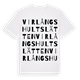 Virlångshultslätten ordlek t-shirt