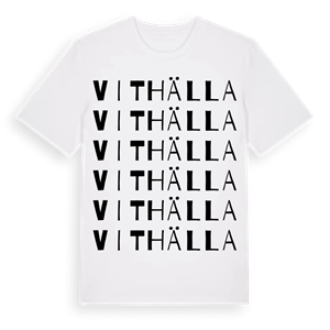 Vithälla ordlek t-shirt – ekologisk bomull t-shirt från Pinshirt