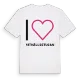 Jag älskar Vithällsstugan t-shirt stort tryck