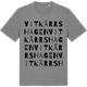 Mid Heather Gray t-shirt med Vitkärrshagen ordlek t-shirt