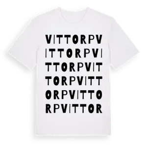 Vittorp ordlek t-shirt – ekologisk bomull t-shirt från Pinshirt