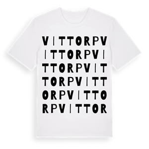 Vittorp ordlek t-shirt – ekologisk bomull t-shirt från Pinshirt