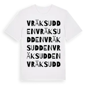 Vräksudden ordlek t-shirt – ekologisk bomull t-shirt från Pinshirt