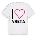 Jag älskar Vreta t-shirt stort tryck