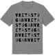 Mid Heather Gray t-shirt med Vretastugan ordlek t-shirt