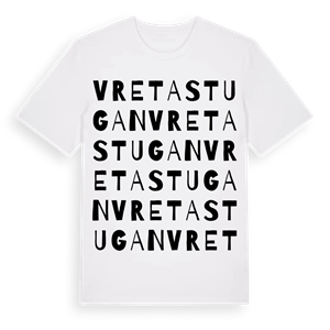 Vretastugan ordlek t-shirt – ekologisk bomull t-shirt från Pinshirt