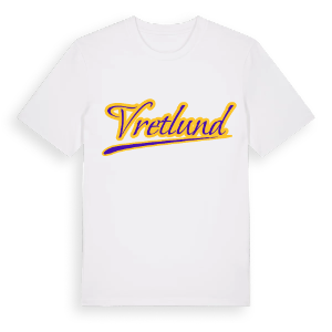 Vretlund baseball t-shirt – ekologisk bomull t-shirt från Pinshirt