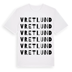 Vretlund ordlek t-shirt – ekologisk bomull t-shirt från Pinshirt