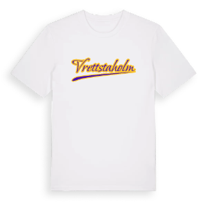 Vrettstaholm baseball t-shirt – ekologisk bomull t-shirt från Pinshirt