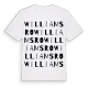 Williamsro ordlek t-shirt
