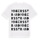 Yngersstrand ordlek t-shirt