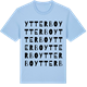 Blue Soul t-shirt med Ytterbo ordlek t-shirt