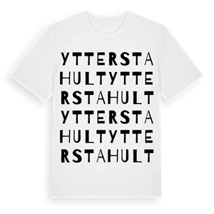 Ytterstahult ordlek t-shirt – ekologisk bomull t-shirt från Pinshirt