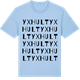 Blue Soul t-shirt med Yxhult ordlek t-shirt