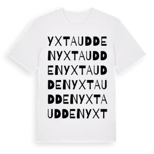Yxtaudden ordlek t-shirt – ekologisk bomull t-shirt från Pinshirt