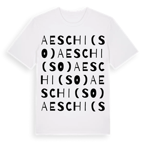 Aeschi (SO) ordlek t-shirt – ekologisk bomull t-shirt från Pinshirt