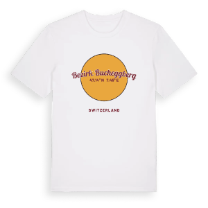 Bezirk Bucheggberg cirkel t-shirt – ekologisk bomull t-shirt från Pinshirt
