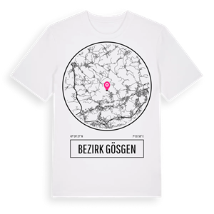 Bezirk Gösgen t-shirt – ekologisk bomull t-shirt från Pinshirt