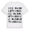 Bezirk Solothurn ordlek t-shirt
