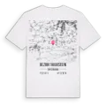 Bezirk Thierstein karta t-shirt