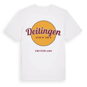 Deitingen cirkel t-shirt – ekologisk bomull t-shirt från Pinshirt