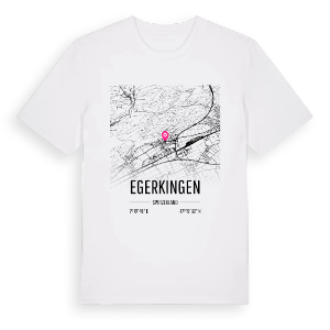 Egerkingen karta t-shirt – ekologisk bomull t-shirt från Pinshirt