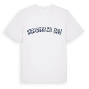 Erlinsbach (SO) college t-shirt – ekologisk bomull t-shirt från Pinshirt
