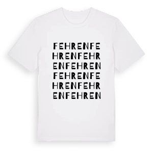 Fehren ordlek t-shirt – ekologisk bomull t-shirt från Pinshirt