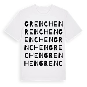 Grenchen ordlek t-shirt – ekologisk bomull t-shirt från Pinshirt