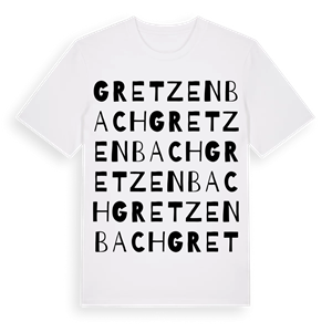 Gretzenbach ordlek t-shirt – ekologisk bomull t-shirt från Pinshirt