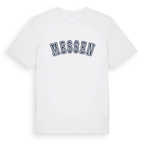 Messen college t-shirt – ekologisk bomull t-shirt från Pinshirt