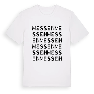 Messen ordlek t-shirt – ekologisk bomull t-shirt från Pinshirt
