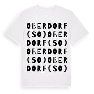 Oberdorf (SO) ordlek t-shirt – ekologisk bomull t-shirt från Pinshirt