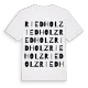 Riedholz ordlek t-shirt