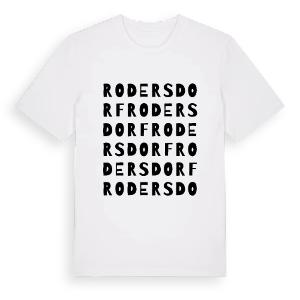 Rodersdorf ordlek t-shirt – ekologisk bomull t-shirt från Pinshirt