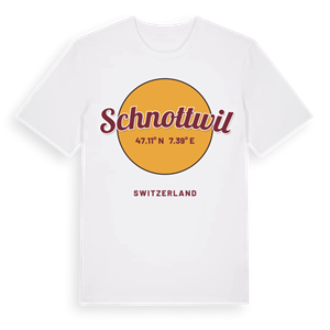 Schnottwil cirkel t-shirt – ekologisk bomull t-shirt från Pinshirt