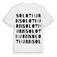 Solothurn ordlek t-shirt