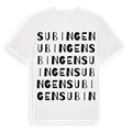 Subingen ordlek t-shirt