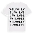 Wolfwil ordlek t-shirt