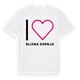 Jag älskar Blizna Gornja t-shirt stort tryck