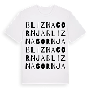 Blizna Gornja ordlek t-shirt – ekologisk bomull t-shirt från Pinshirt