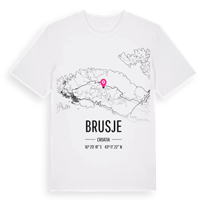 Brusje karta t-shirt – ekologisk bomull t-shirt från Pinshirt
