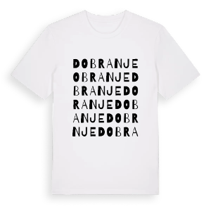 Dobranje ordlek t-shirt – ekologisk bomull t-shirt från Pinshirt