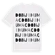 Donji Humac ordlek t-shirt