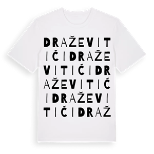 Draževitići ordlek t-shirt – ekologisk bomull t-shirt från Pinshirt